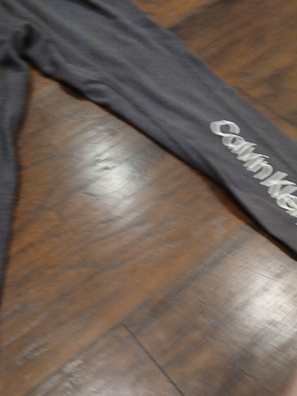 Calvin Klein Kids Charcoal Leggings with Logo